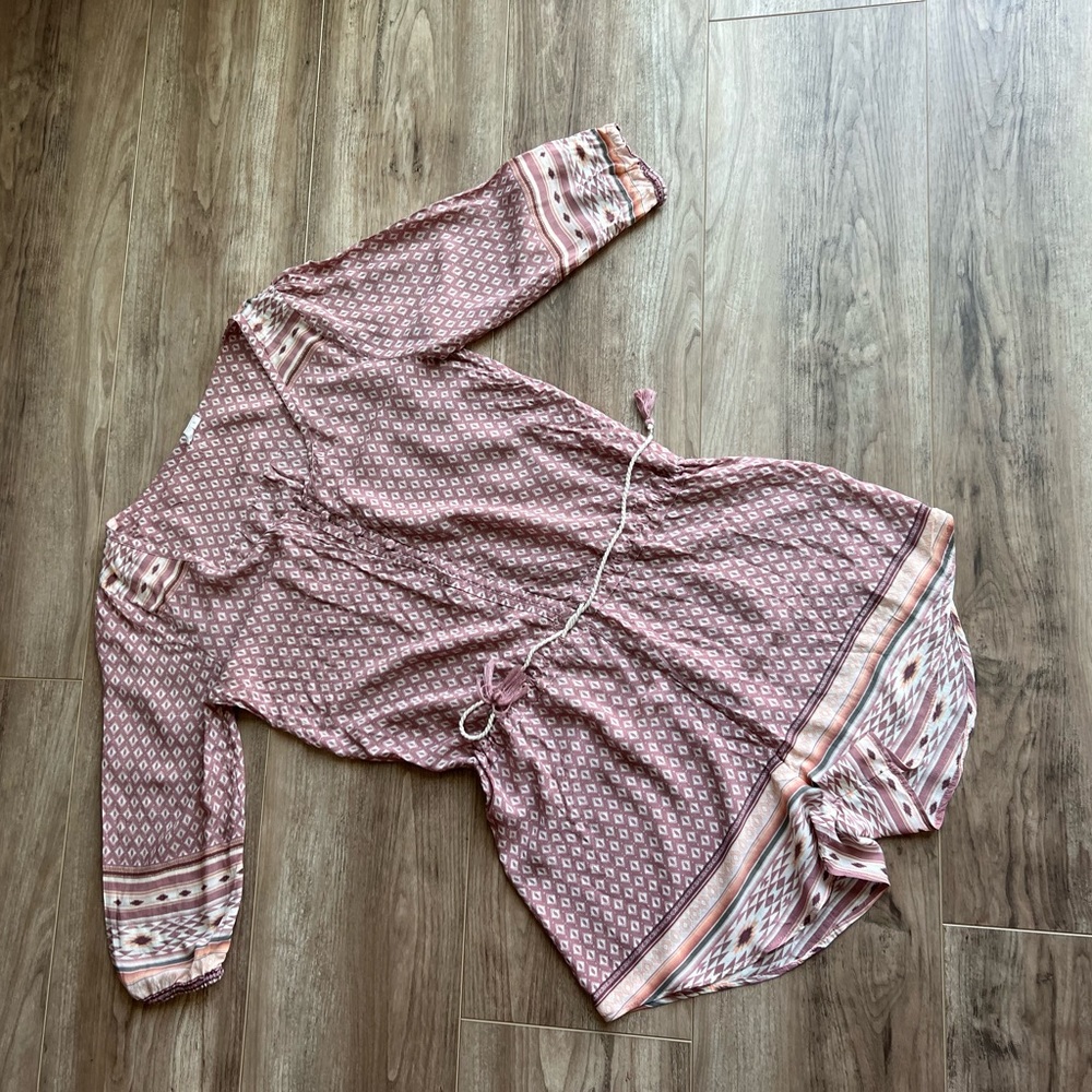 Pink Patterned Women's Jumpsuit - Picture 2 of 13